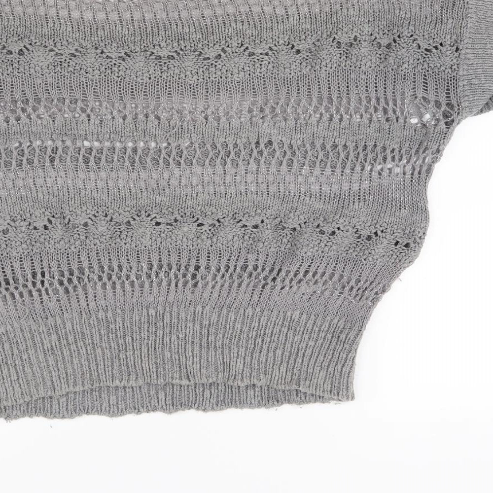Sutherland Womens Grey  Knit Pullover Jumper Size XL