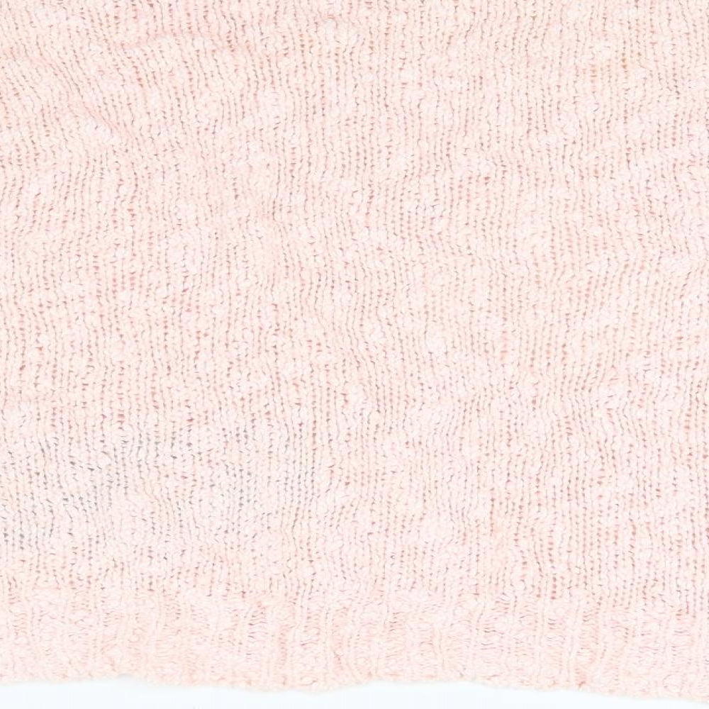 Trendy Womens Pink  Knit Pullover Jumper Size M