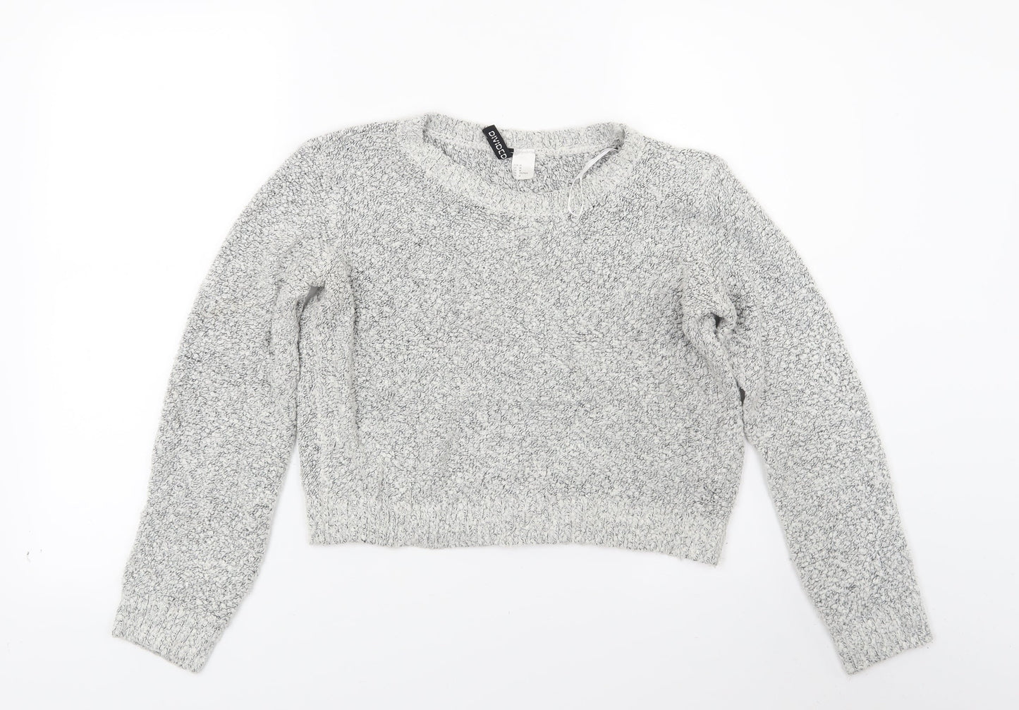 H&M Womens Grey   Pullover Jumper Size M