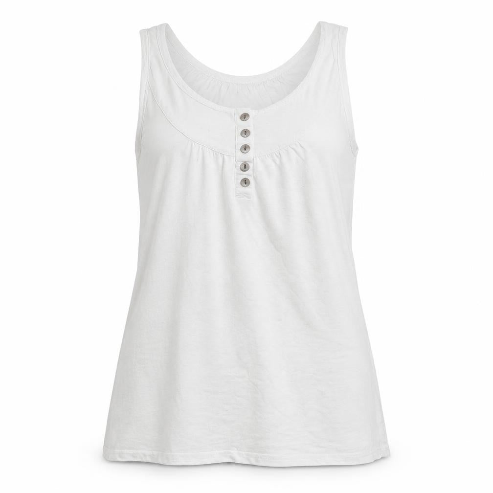 VILA Womens White   Basic Tank Size M