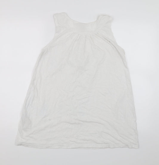 VILA Womens White   Basic Tank Size M