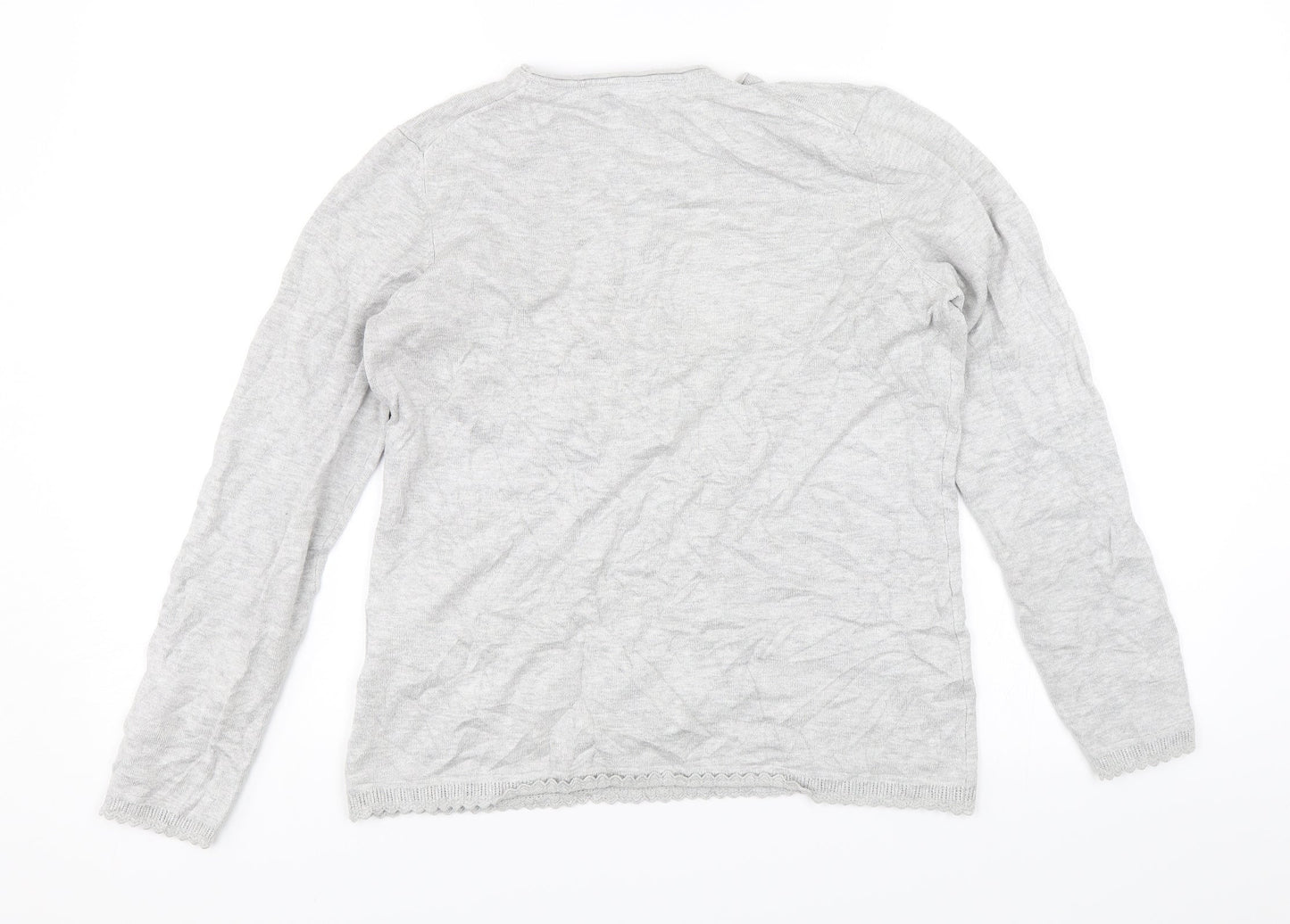 Antea Womens Grey   Pullover Jumper Size 10