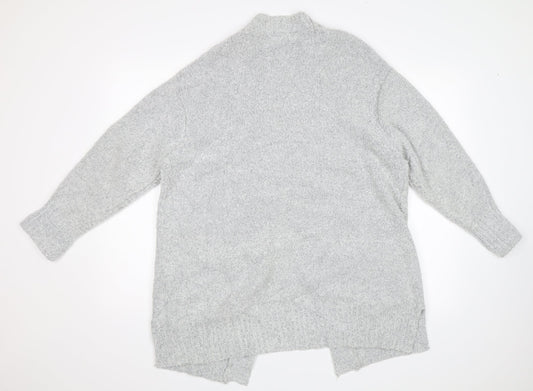 M&S Womens Grey   Cardigan Jumper Size M