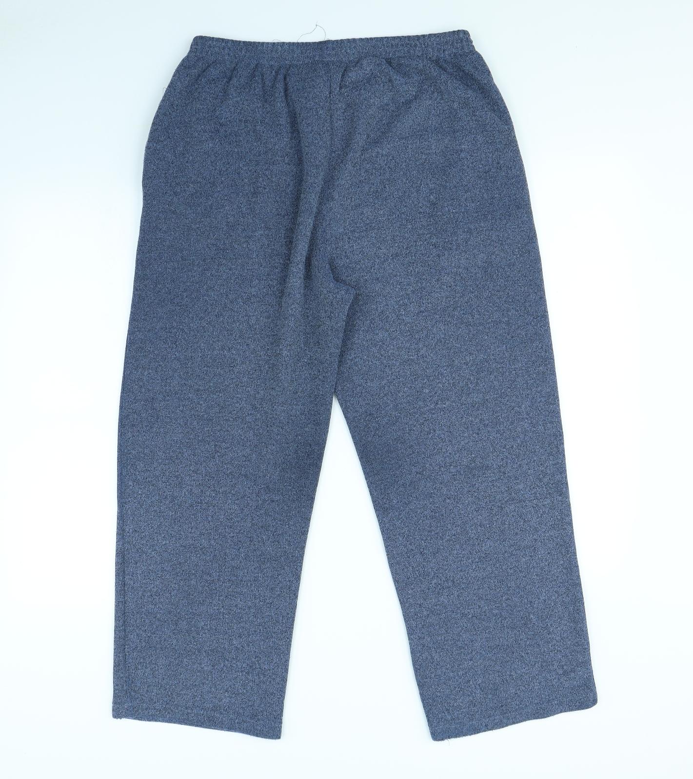 Bonmarché Womens Blue   Trousers  Size M L30 in