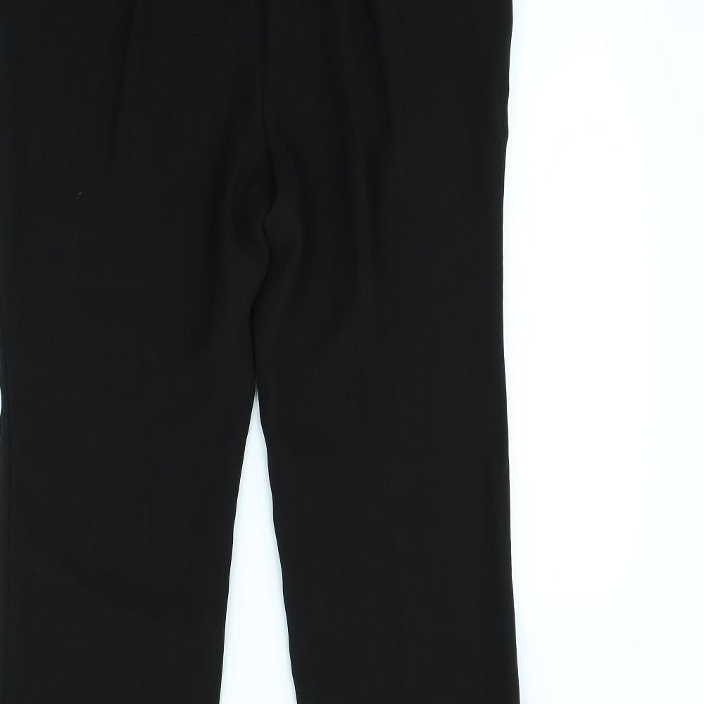Preworn Womens Black   Trousers  Size 34 in L30 in