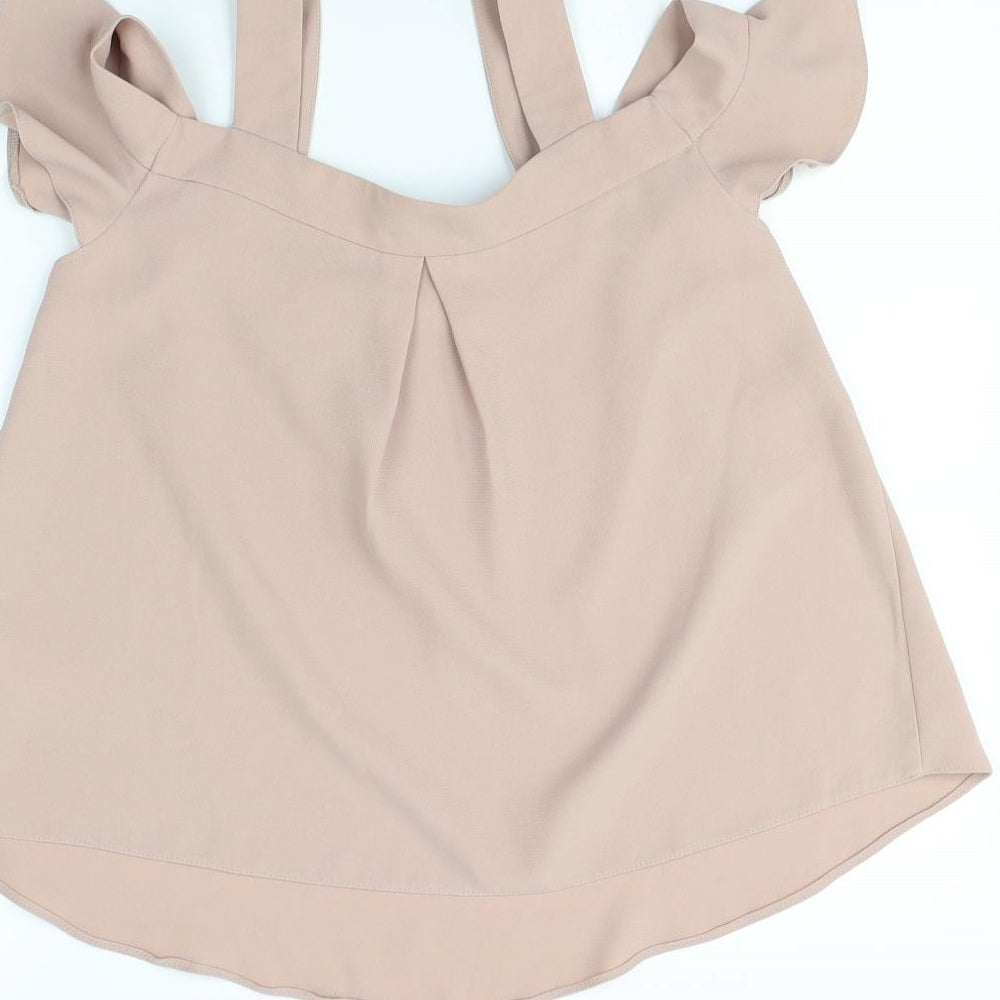 Topshop Womens Pink   Basic Blouse Size 8