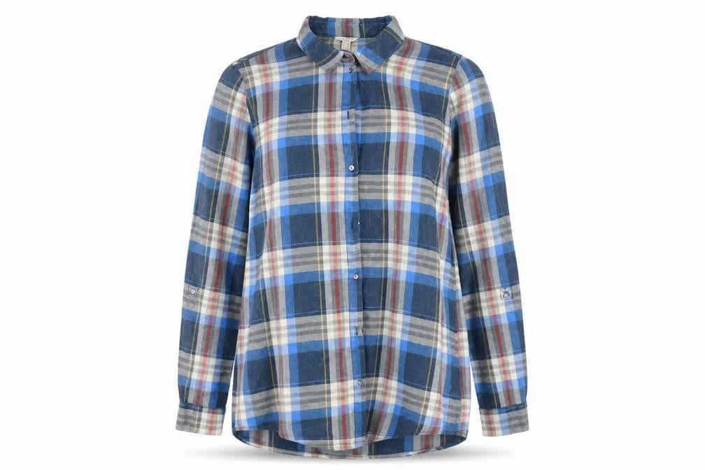 ESPRIT Womens Blue   Basic Button-Up Size 10