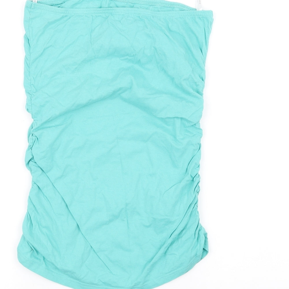 Dorothy Perkins Womens Green   Basic T-Shirt Size 10
