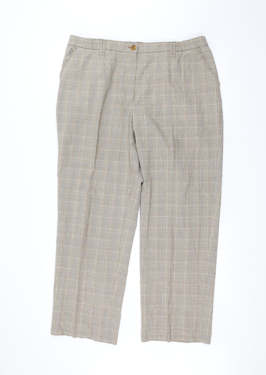 Wichele Womens Brown   Trousers  Size 20 L27 in