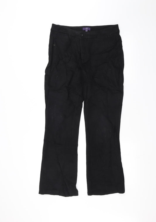 NxD Womens Black   Trousers  Size 6 L26 in