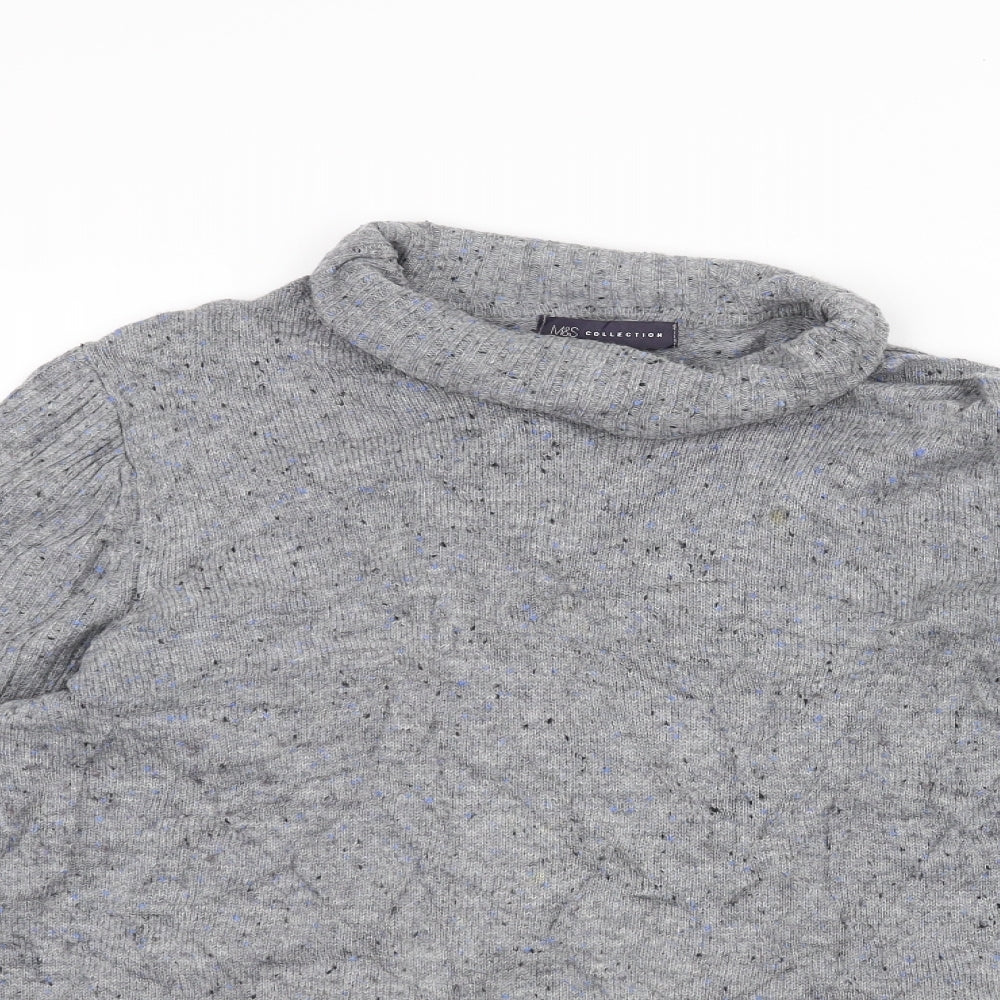 Marks and Spencer Womens Grey   Pullover Jumper Size 16