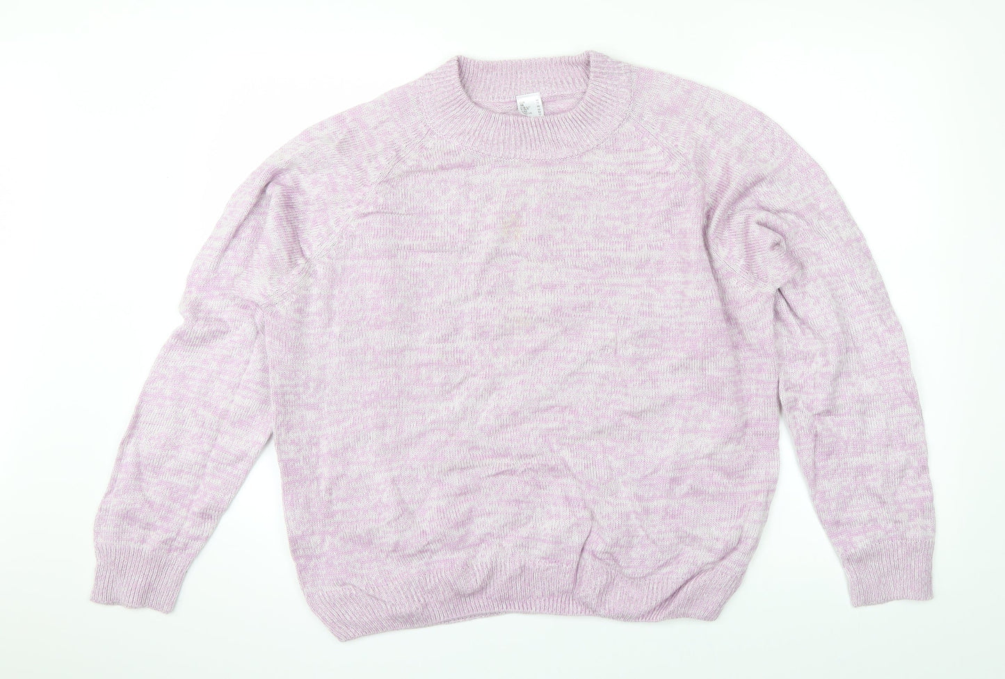 Preworn Womens Purple  Knit Pullover Jumper Size 18