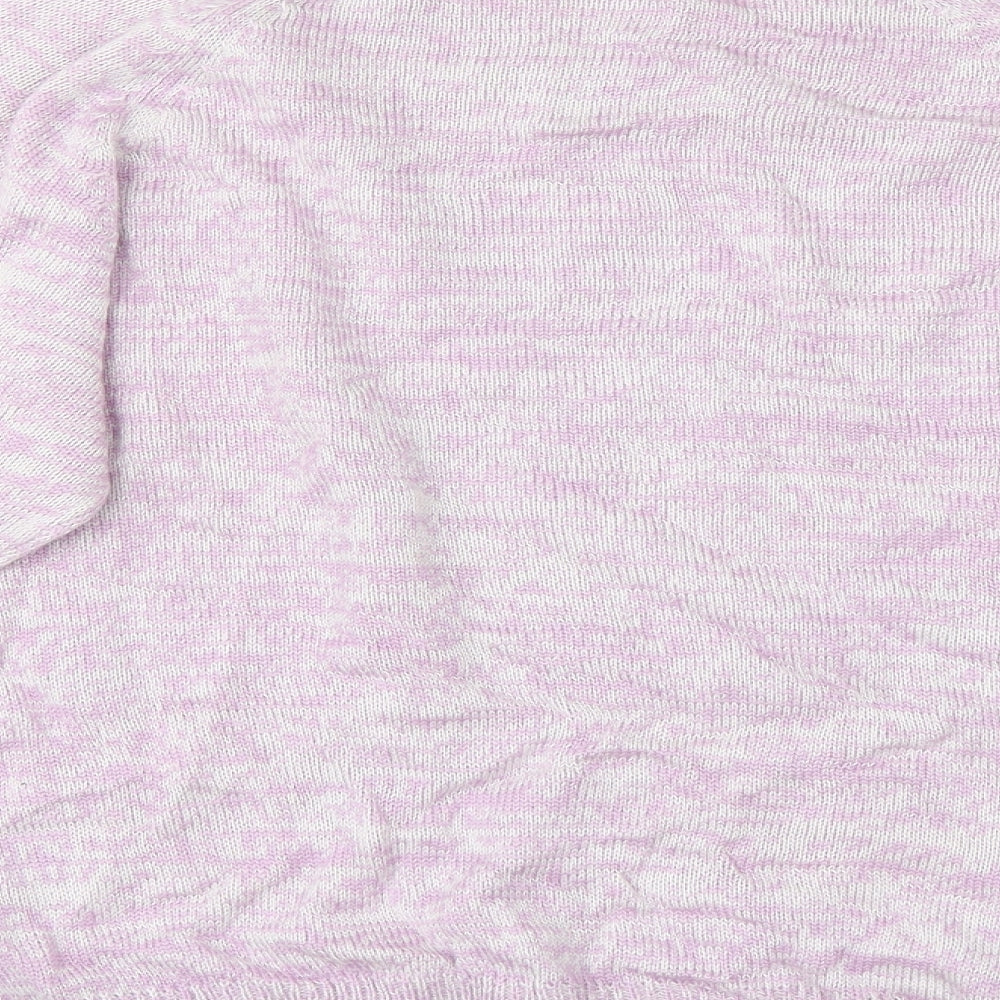 Preworn Womens Purple  Knit Pullover Jumper Size 18