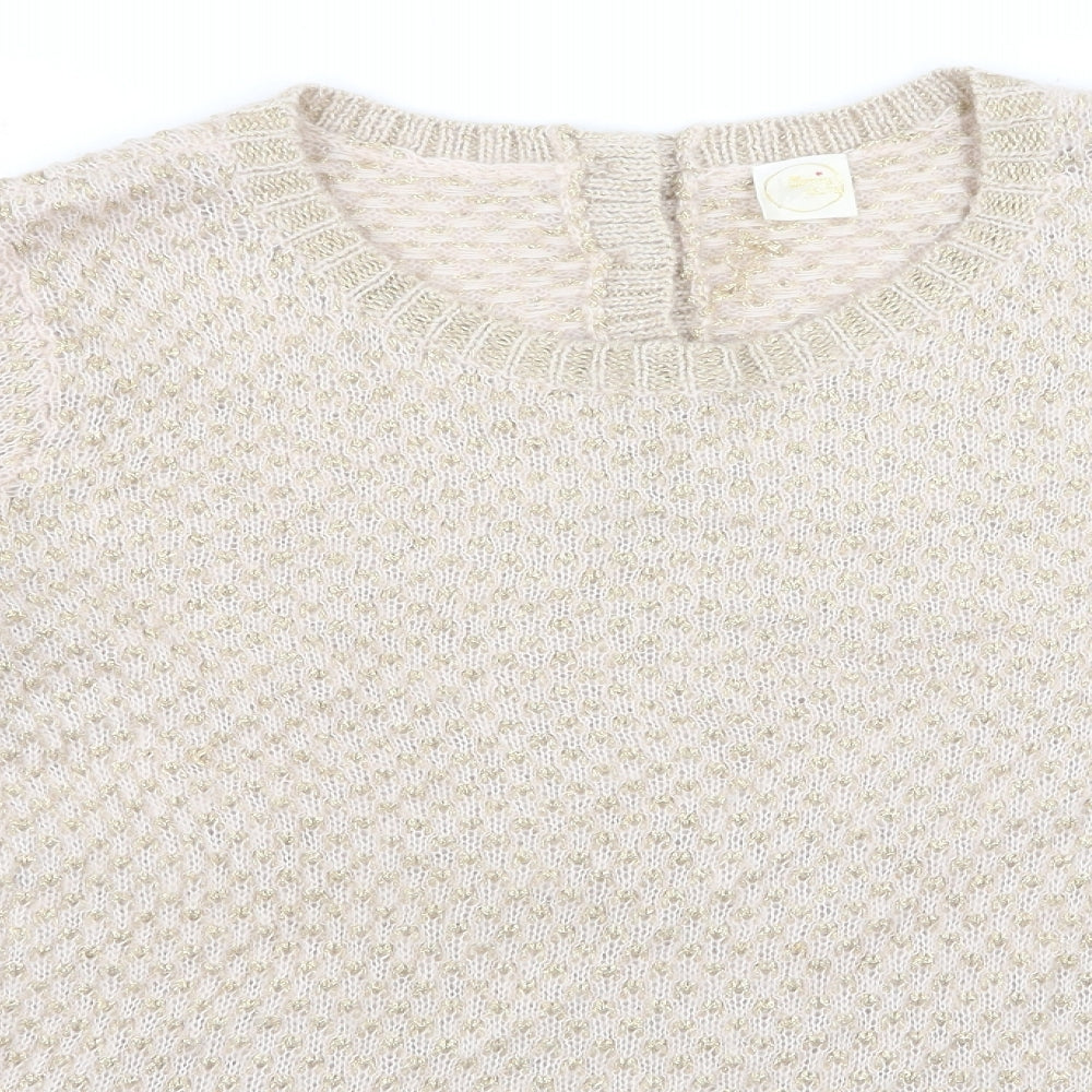 Preworn Womens Beige   Pullover Jumper Size S
