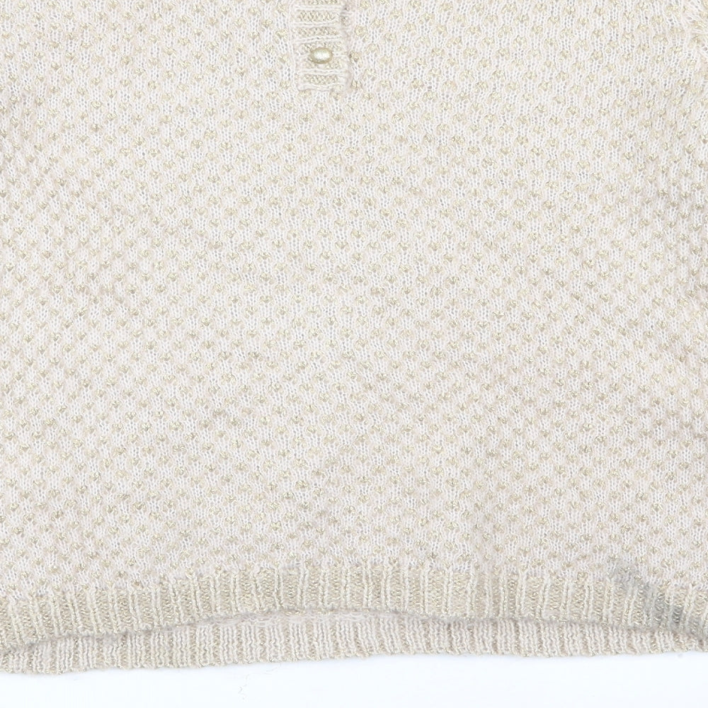 Preworn Womens Beige   Pullover Jumper Size S