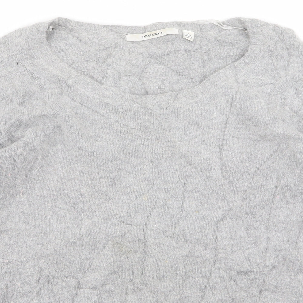 Paraphrase Womens Grey   Pullover Jumper Size L