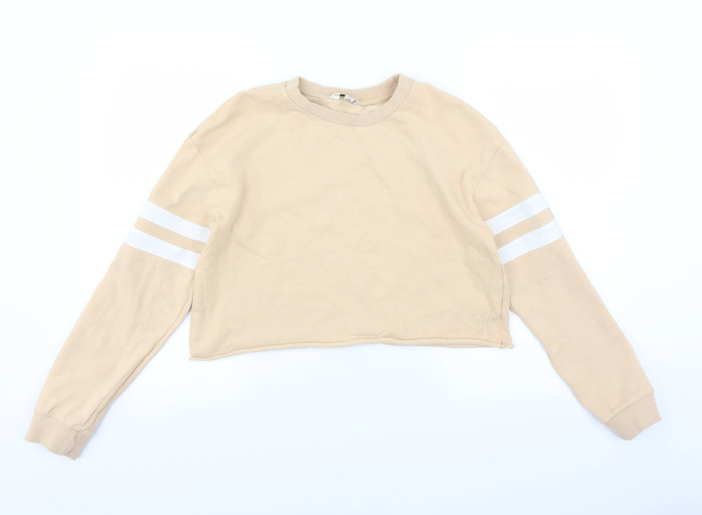 Miss Selfridge Womens Brown   Pullover Jumper Size 10  - cropped