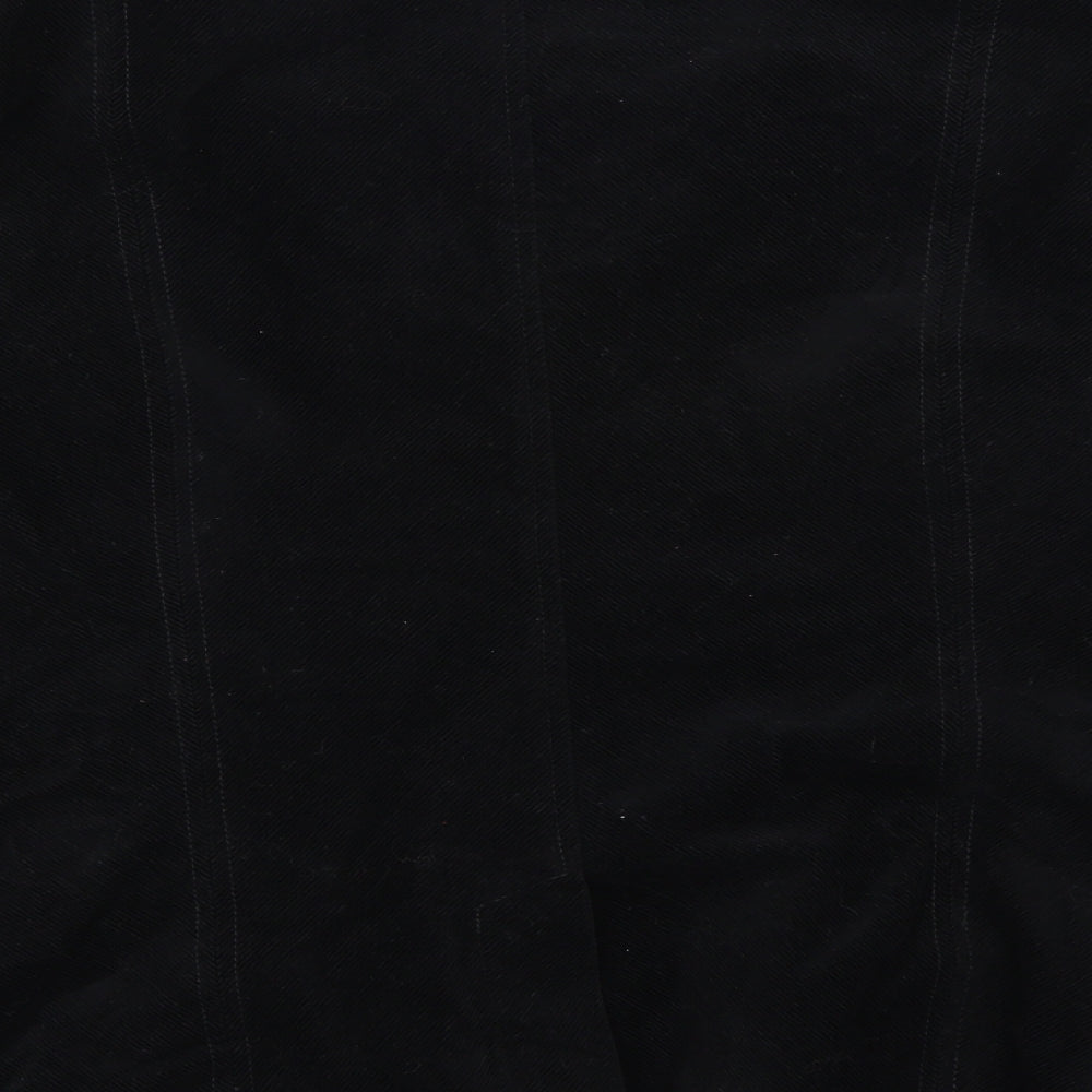 Viz a Viz Womens Black  Flannel Jacket  Size 14