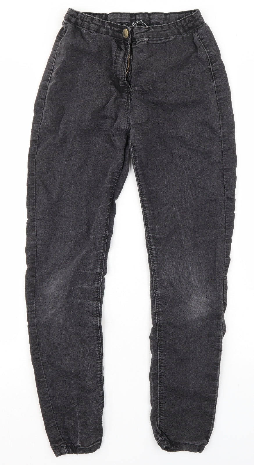 Candy Couture Girls Black  Denim Jegging Jeans Size 13 Years