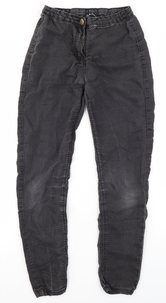 Candy Couture Girls Black  Denim Jegging Jeans Size 13 Years