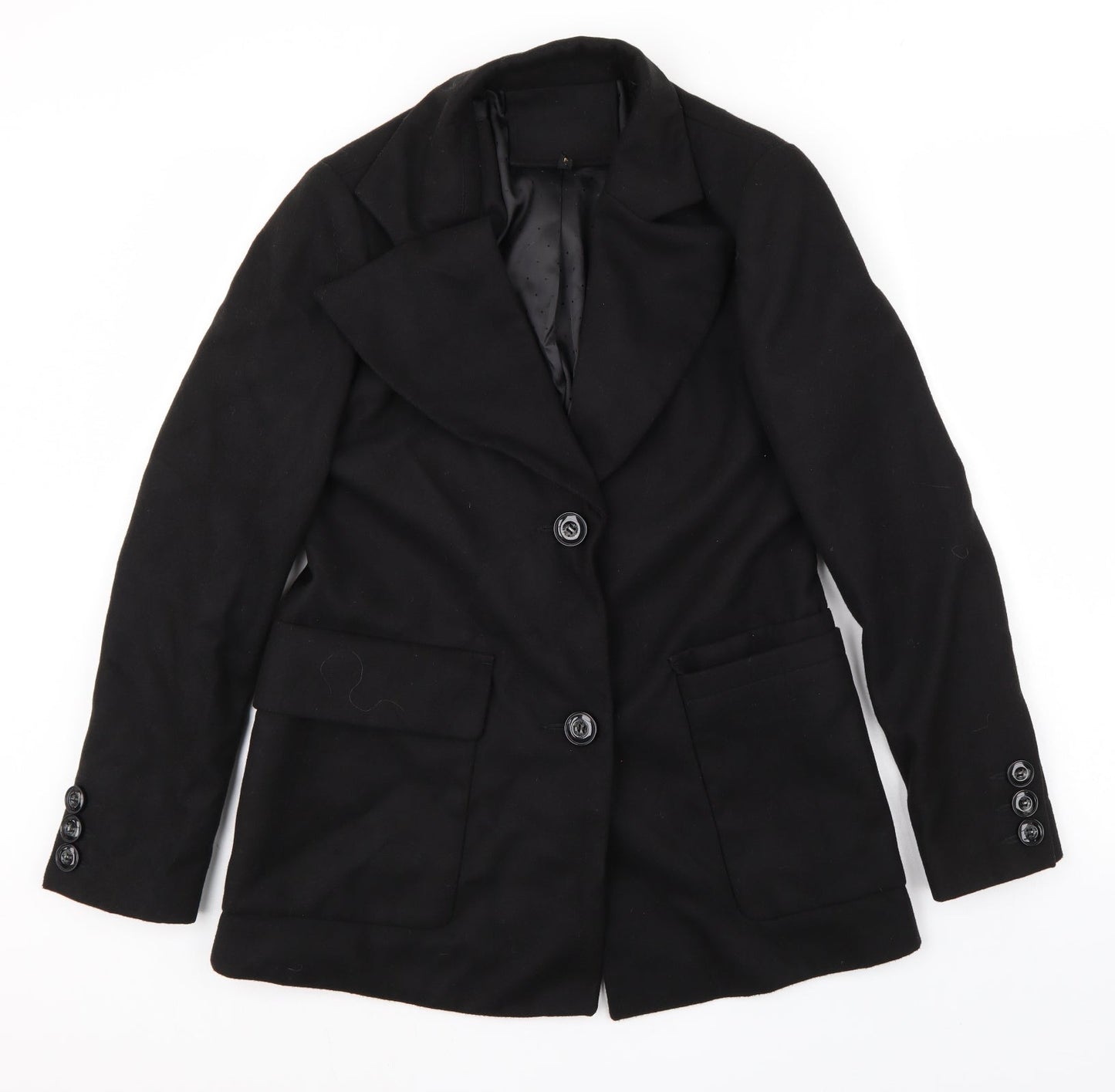 Preworn Womens Black   Jacket Coat Size M