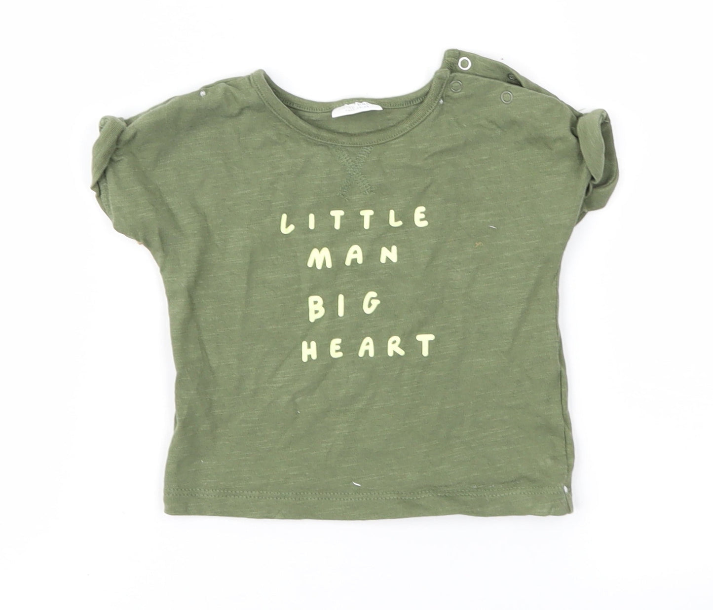 NEXT Boys Green   Basic T-Shirt Size 0-3 Months