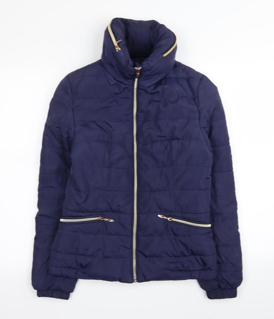 swest Womens Blue   Puffer Jacket Coat Size L