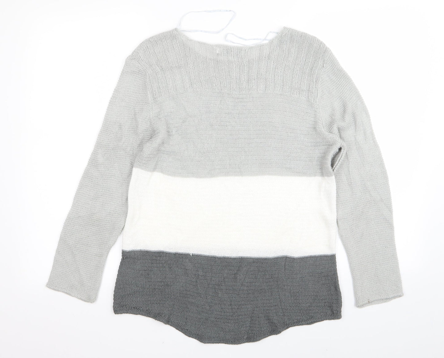 Femme Womens Grey   Pullover Jumper Size S