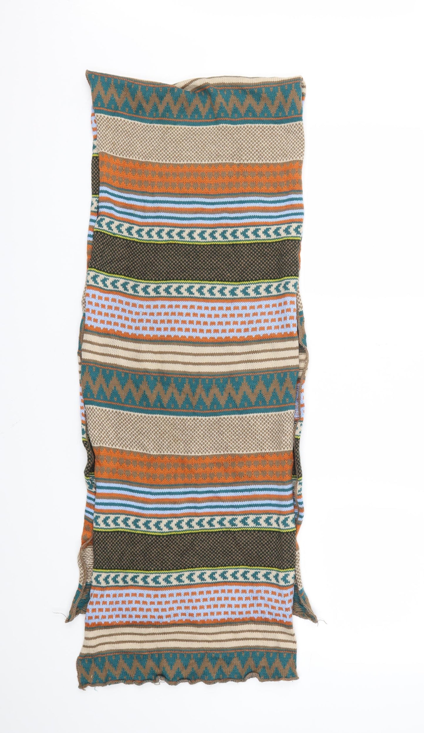 Preworn Womens Multicoloured Argyle/Diamond   Scarf