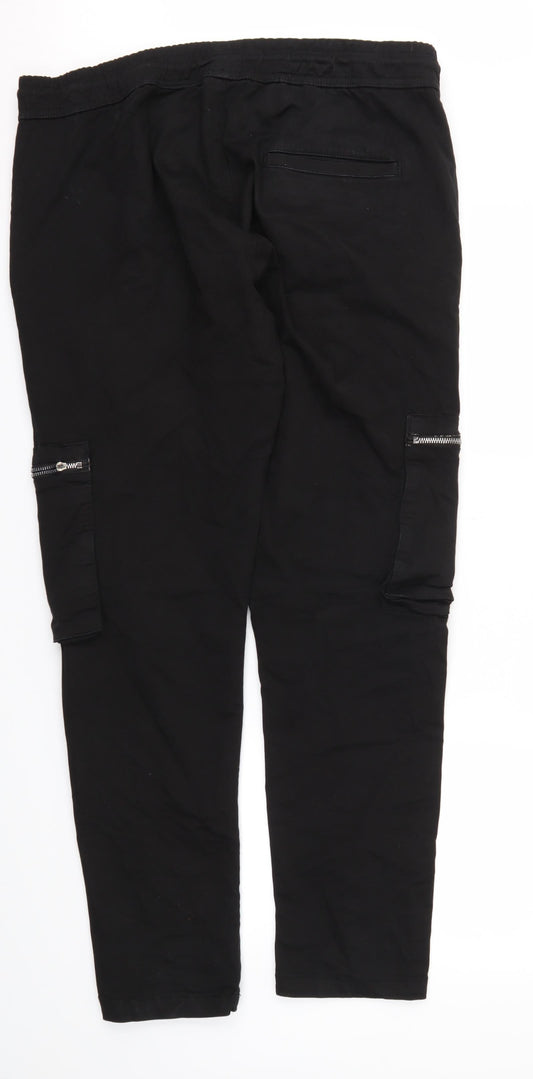 Brave Soul Womens Black   Trousers  Size 36 L31 in