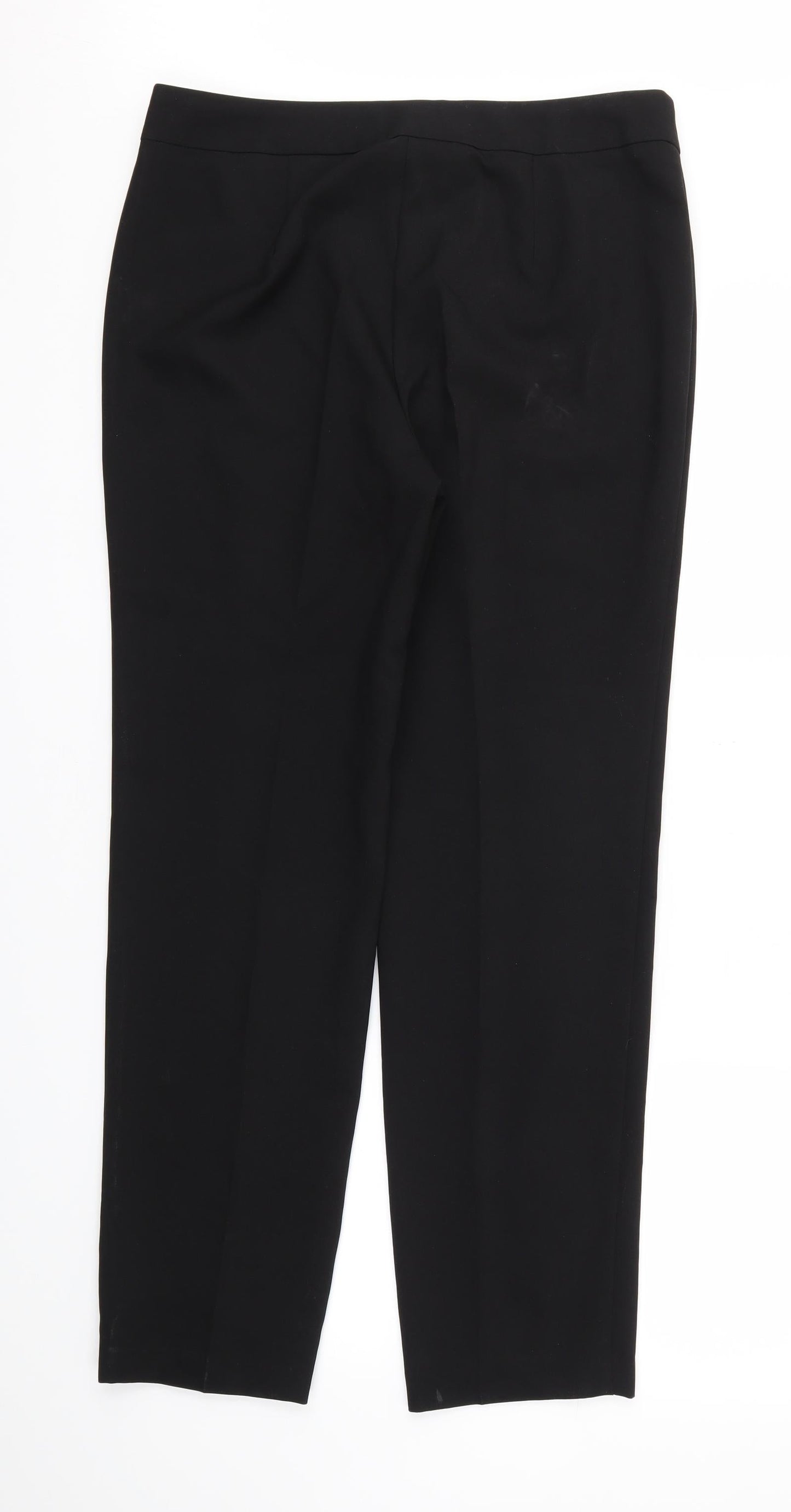 Papaya Womens Black   Trousers  Size 12 L28 in