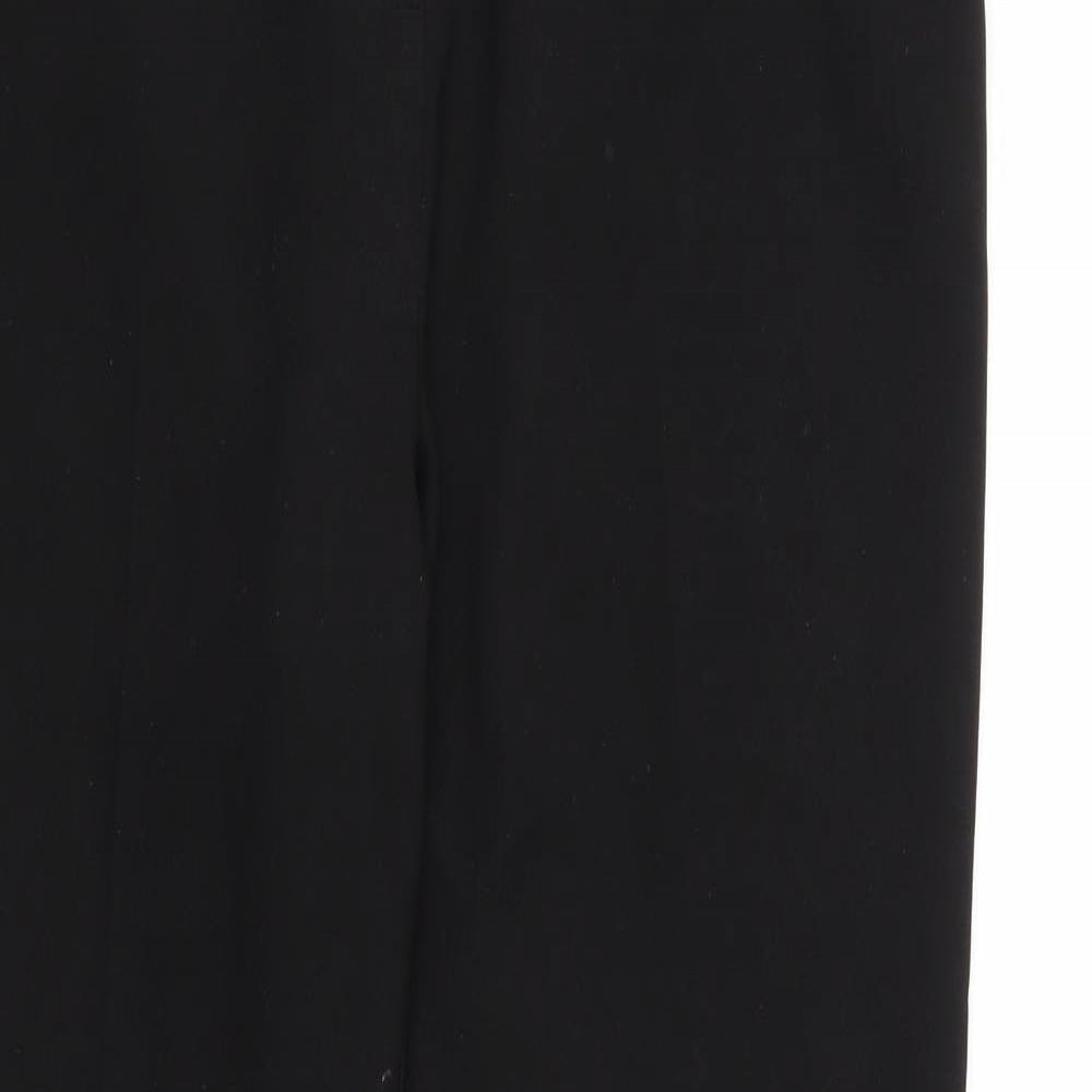 Papaya Womens Black   Trousers  Size 12 L28 in