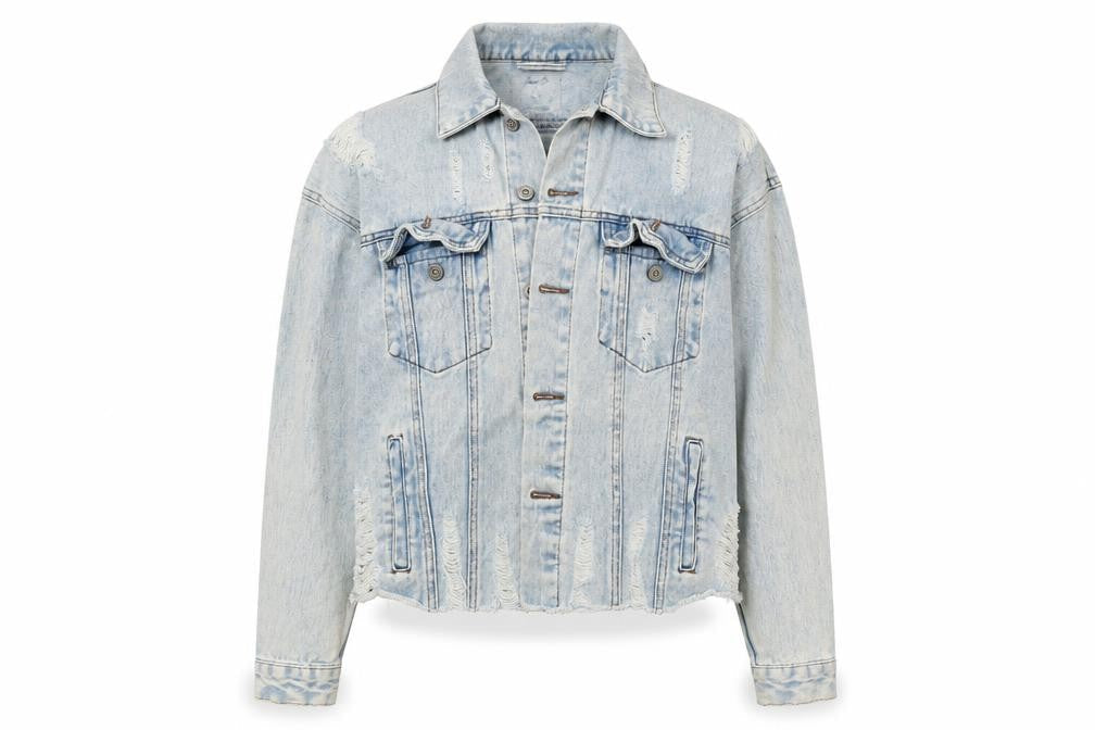 Denim & Co. Womens Blue   Jacket  Size 8