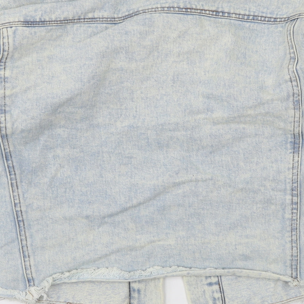 Denim & Co. Womens Blue   Jacket  Size 8