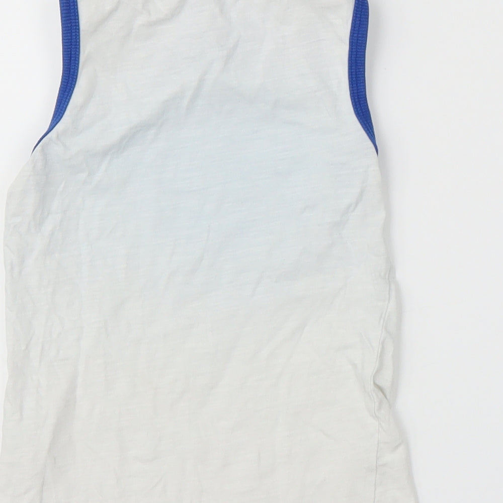 Matalan Boys White   Basic Tank Size 5 Years