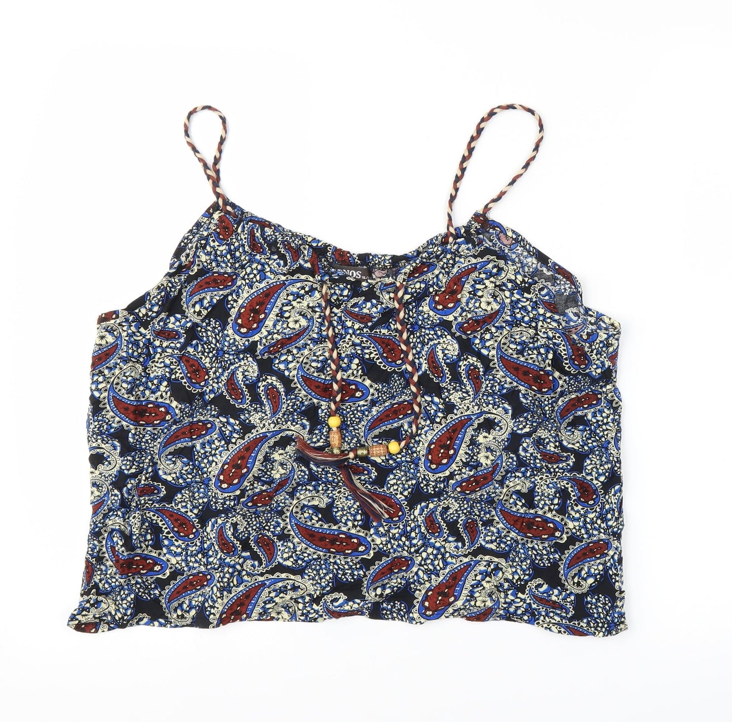 Conos Womens Multicoloured Paisley  Camisole Blouse Size XL