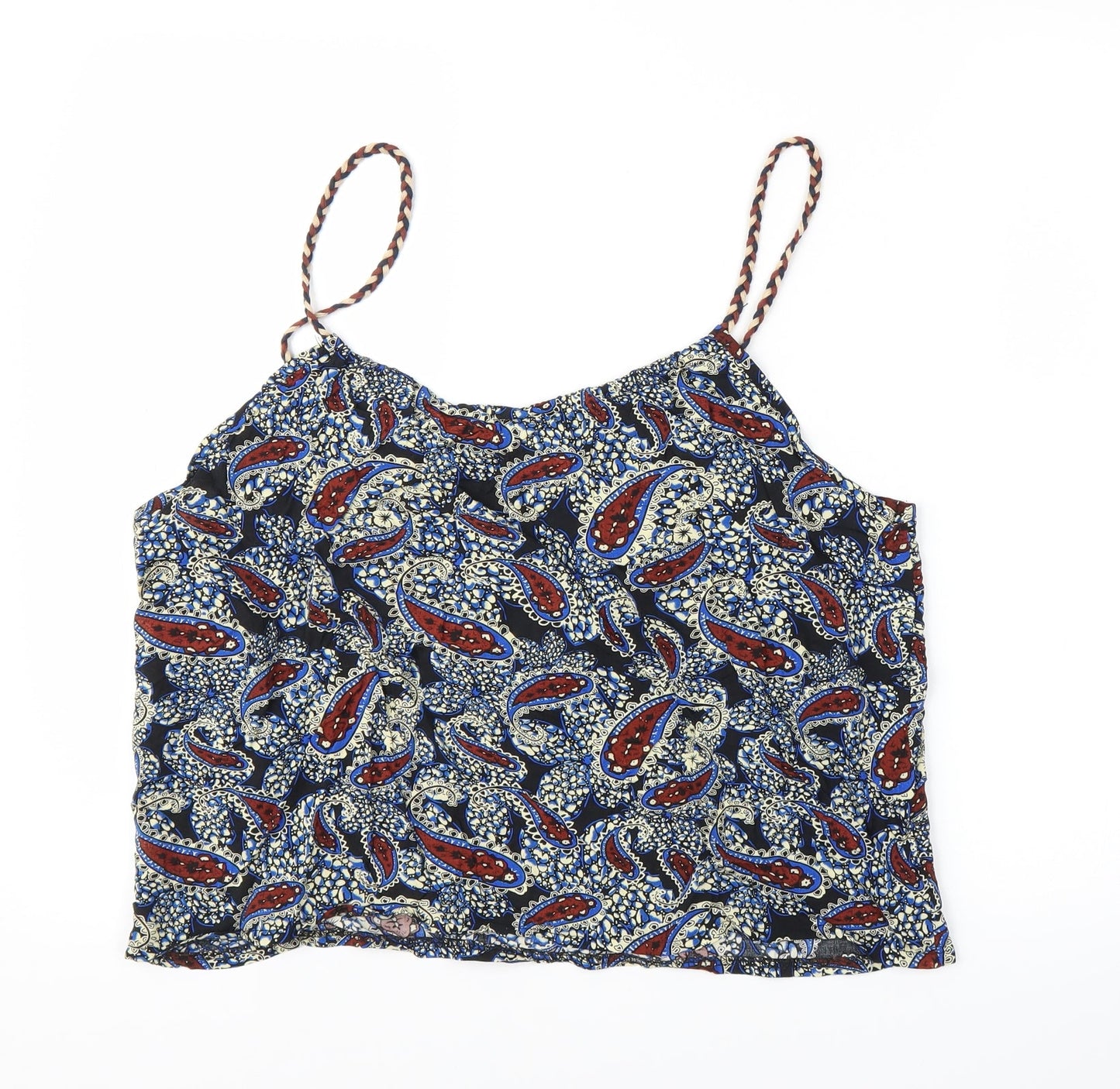 Conos Womens Multicoloured Paisley  Camisole Blouse Size XL