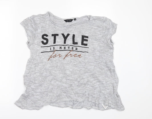 New Look Womens Grey   Basic T-Shirt Size 10