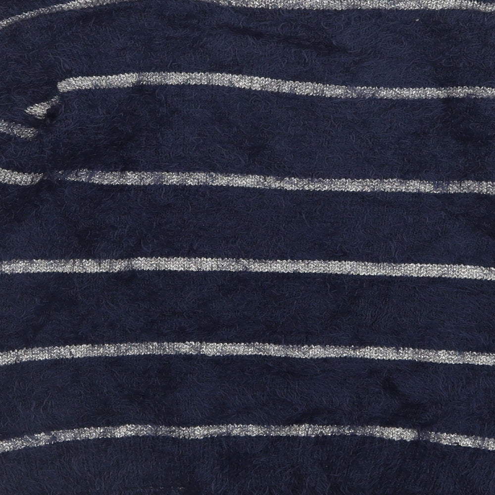 Ellos Womens Blue  Knit Pullover Jumper Size 6