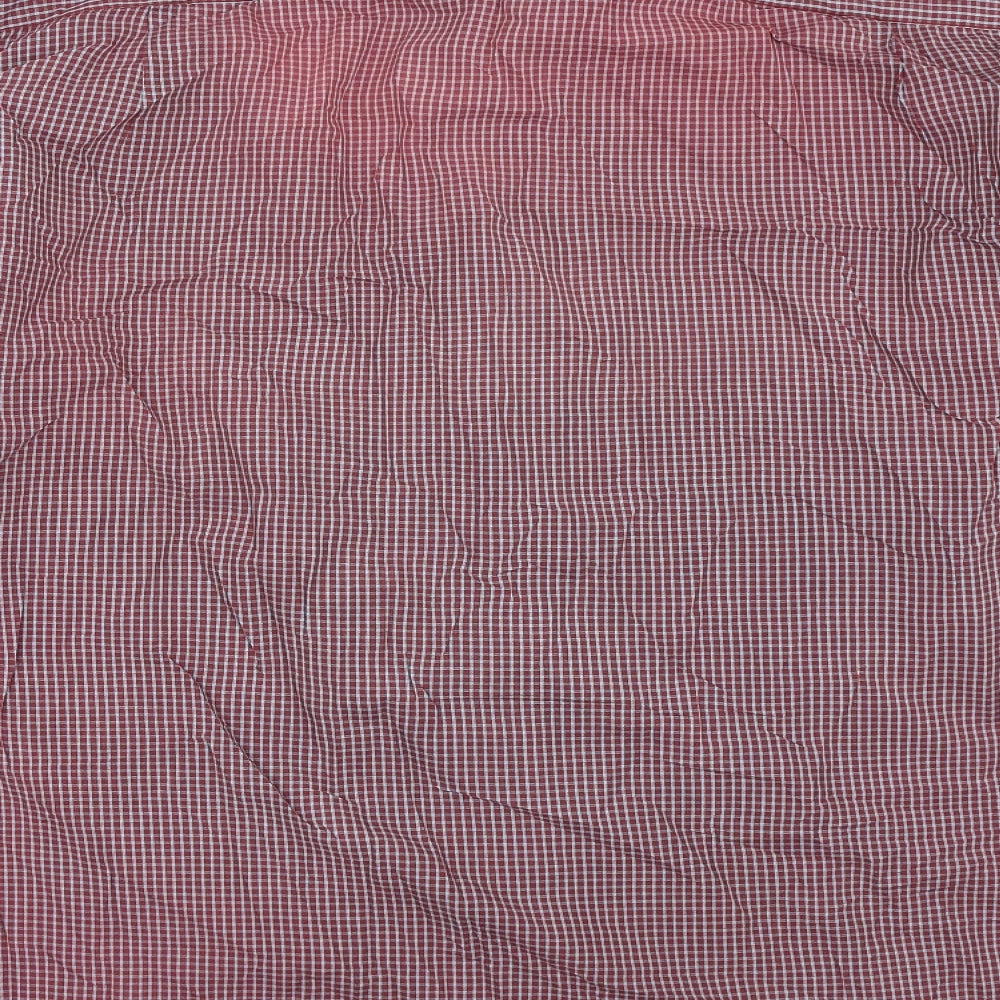 George Mens Red    Button-Up Size 16.5