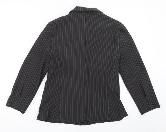 D. Summers Womens Grey   Jacket Blazer Size 10
