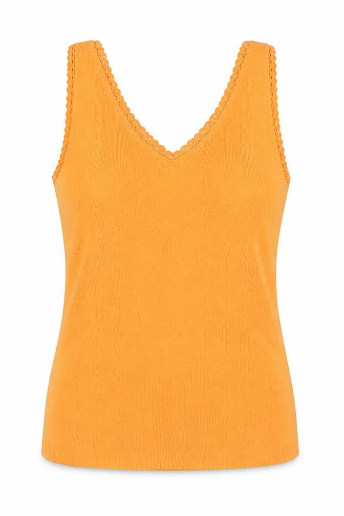 New Sensation Womens Orange   Basic Tank Size L