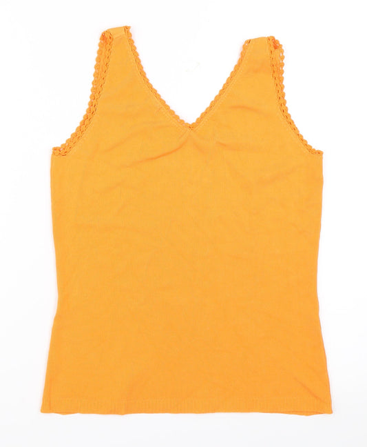 New Sensation Womens Orange   Basic Tank Size L