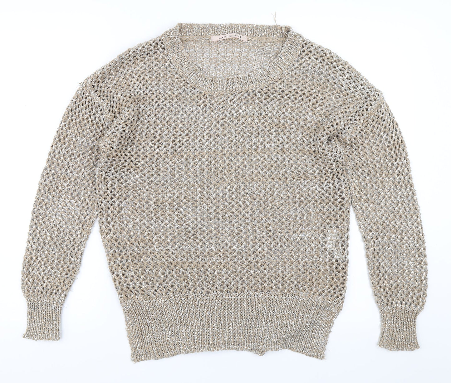 Uldahl Womens Beige   Pullover Jumper Size L