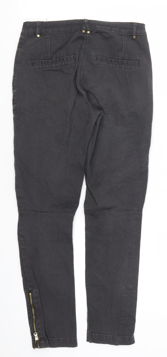 H&M Womens Grey  Denim Skinny Jeans Size 6 L25.5 in