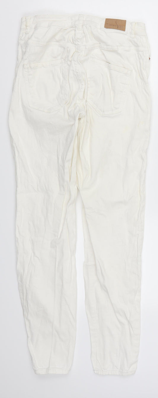 Gina Tricot Womens White  Denim Skinny Jeans Size M L28 in