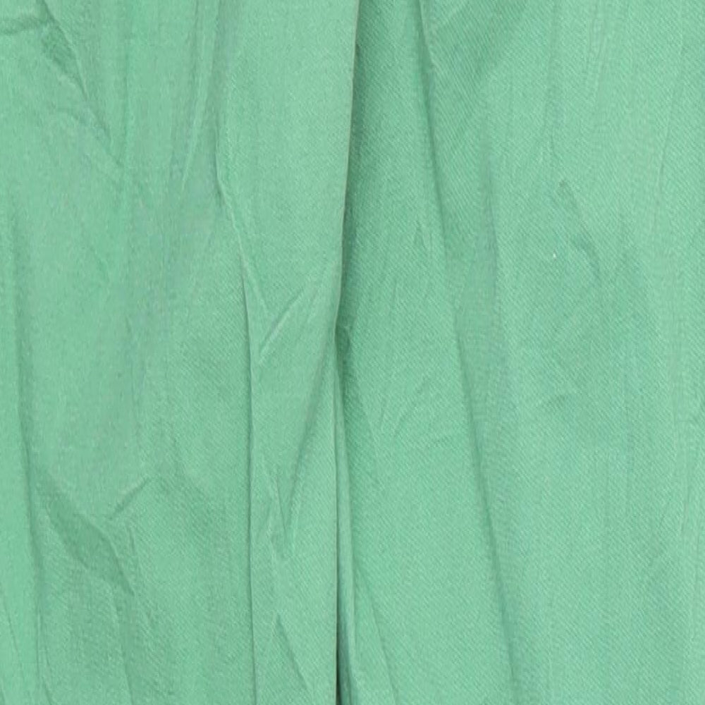 H&M Womens Green  Denim Skinny Jeans Size 6 L27 in