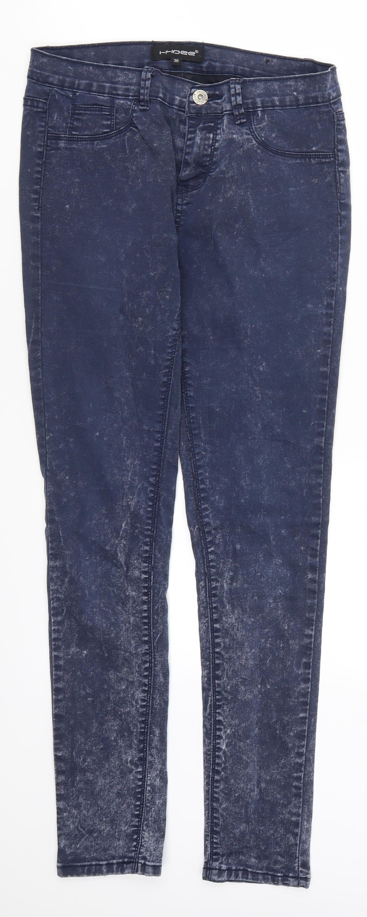 H4Dee Womens Blue  Denim Skinny Jeans Size 8 L28 in