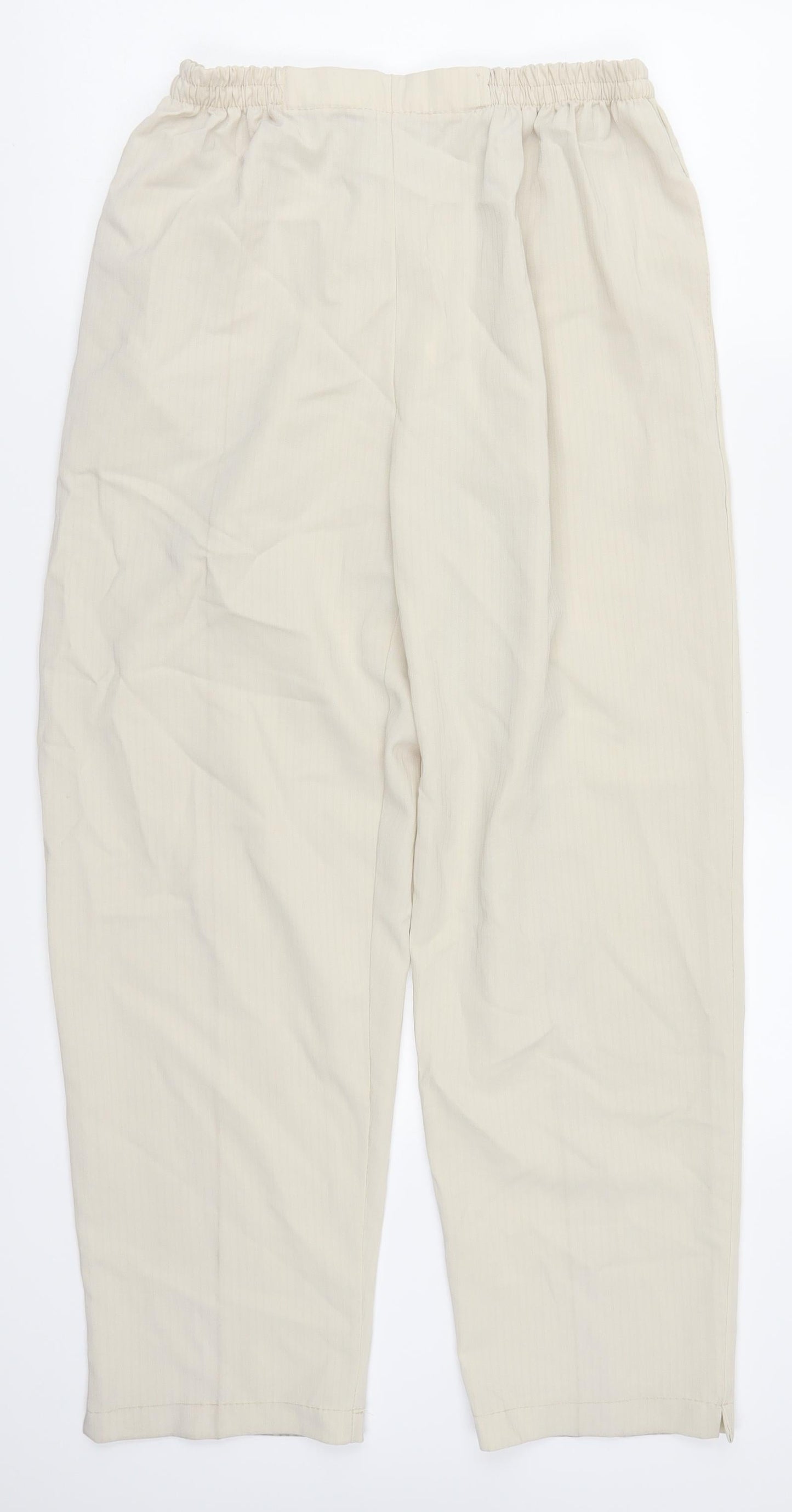Preworn Womens Beige   Trousers  Size 32 in L27 in