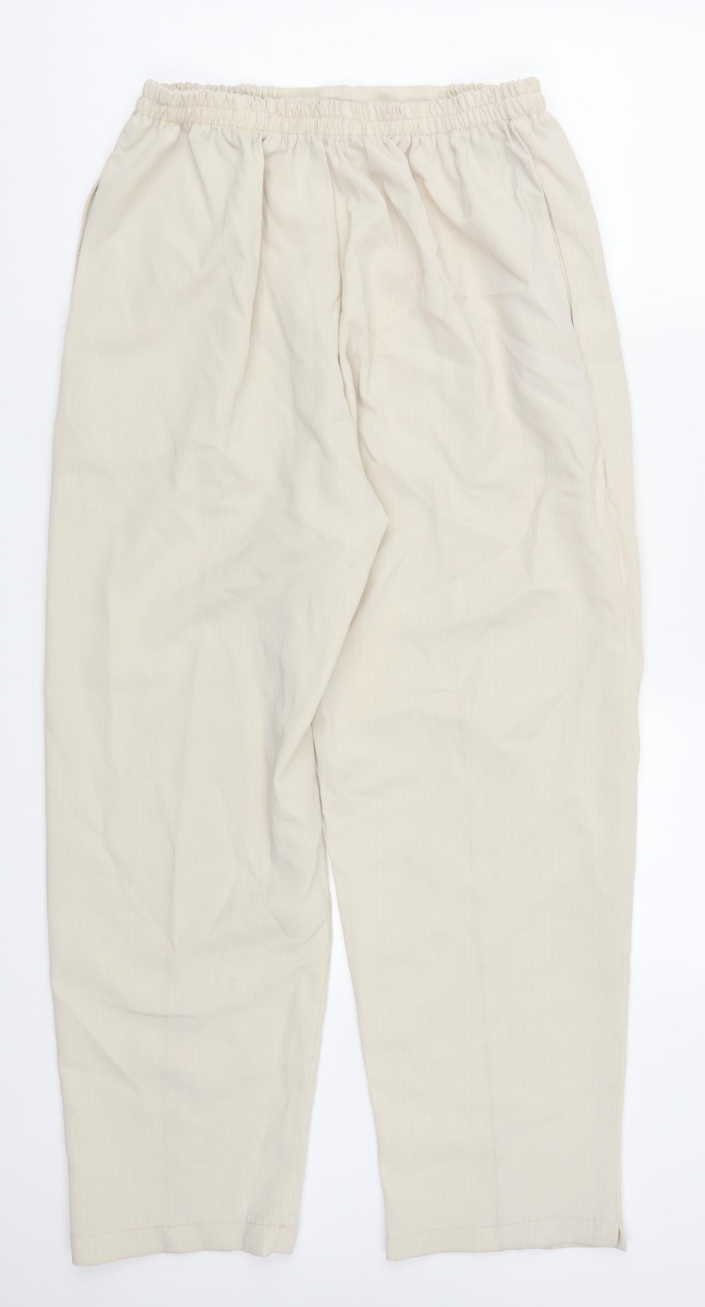 Preworn Womens Beige   Trousers  Size 32 in L27 in